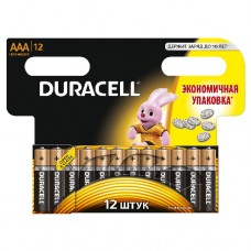 Элемент питания LR03-12BL BASIC NEW (блист.12шт) Duracell Б0014520