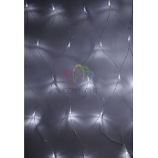 Электрогирлянда "Сеть" с контроллером 1.5х1.5м 150LED белый прозр. провод 12Вт 220В IP20 NEON-NIGHT 215-125