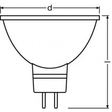 Лампа светодиодная STAR MR16 20 3.8W/850 220-240V GU5.3 OSRAM 4052899237513