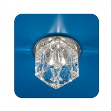 Светильник Ice 12 7 05 с огран. стеклом куб большой хром G4 ИТАЛМАК IT8068L