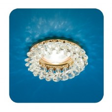 Светильник Venecia 51 04 70 декор. из огран. стекла MR 16 основание - зол. стекло - прозр. ИТАЛМАК IT8286L