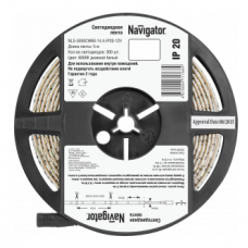 Лента светодиодная 71 768 NLS-5050CW60-14.4-IP20-12V R5 (уп.5м) Navigator 4670004717684
