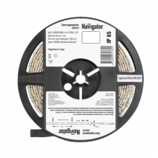 Лента светодиодная 71 769 NLS-5050CW60-14.4-IP65-12V R5 (уп.5м) Navigator 4670004717691