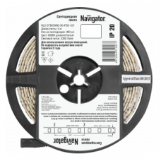 Лента светодиодная 71 697 NLS-5730СW60-30-IP20-12V (уп.5м) Navigator 4670004716977