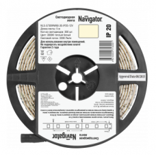 Лента светодиодная 71 699 NLS-5730WW60-30-IP20-12V (уп.5м) Navigator 4670004716991