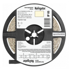 Лента светодиодная 71 700 NLS-5730СW60-30-IP65-12V (уп.5м) Navigator 4670004717004