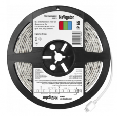 Лента светодиодная 71 834 NLS-5050RGBM30-5-IP65-12V "Бегущая волна" (уп.5м) Navigator 4670004718346