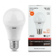 Лампа светодиодная LED Elementary Globe А60 7Вт E27 2700К Gauss 23217A