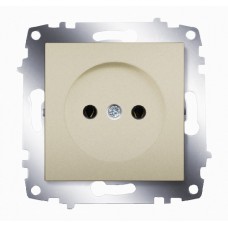 Розетка Cosmo без заземления титаниум ABB 619-011400-215