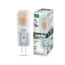 Лампа светодиодная LED2.5-JD-SL/845/G4 2.5Вт капсульная 4500К белый G4 220лм 207-244В Camelion 12348