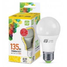 Лампа светодиодная LED-A60-standard 15Вт 160-260В E27 3000К 1350лм ASD 4690612002088
