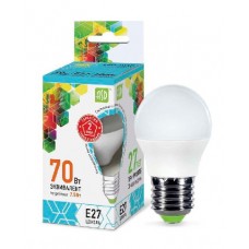 Лампа светодиодная LED-шар-standard 7.5Вт 160-260В E27 4000К 675лм ASD 4690612003993