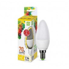 Лампа светодиодная LED-свеча-standard 7.5Вт 160-260В E14 3000К 675лм ASD 4690612003924