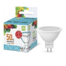 Лампа светодиодная LED-JCDR-standard 5.5Вт 160-260В GU5.3 4000К 495лм ASD 4690612001432