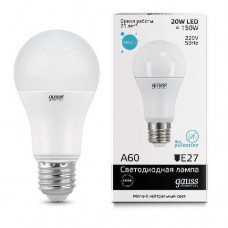 Лампа светодиодная LED Elementary A60 20Вт E27 4100К Gauss 23229