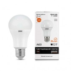 Лампа светодиодная LED Elementary A60 15Вт E27 2700К Gauss 23215