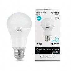 Лампа светодиодная LED Elementary A60 15Вт E27 4100К Gauss 23225
