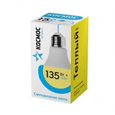 Лампа светодиодная LED "Экономик" A60 15Вт 220В E27 3000К КОСМОС LkecLED15wA60E2730