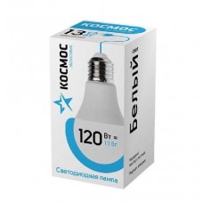 Лампа светодиодная LED "Экономик" A60 13Вт 220В E27 4500К КОСМОС LkecLED13wA60E2745