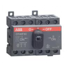 Рубильник реверсивный OT40 F3C 40A (23A AC23) ABB 1SCA104913R1001