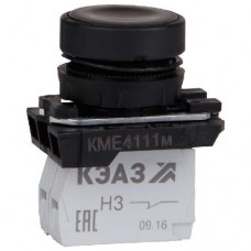 Кнопка управления КМЕ4111м 1но+1нз IP40 цилиндр черный КЭАЗ 248240