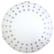 Светильник ДБО 300 LED 15Вт "Лучи" 5000К мат. белый/клипса штамп металлик (инд.упак) Элетех 1030450310