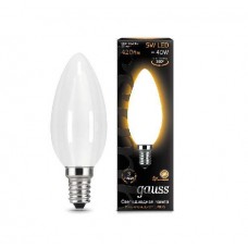 Лампа светодиодная Filament Свеча E14 5Вт 2700К OPAL Gauss 103201105