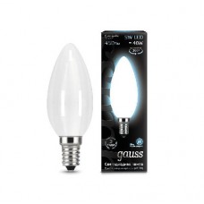 Лампа светодиодная Filament Свеча E14 5Вт 4100К OPAL GAUSS 103201205