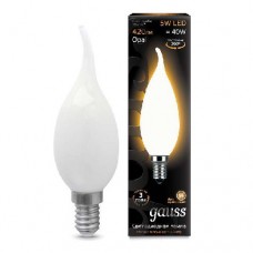 Лампа светодиодная Filament Свеча на ветру E14 5Вт OPAL GAUSS 104201105