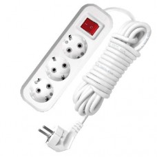 Удлинитель 3х5м S-303 с заземлением выкл. ПВС 3х1 UNIVersal 9631987