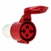 Розетка кабельная 32A 3P+E 380В IP44 ЭКФ (224) ps-224-32-380