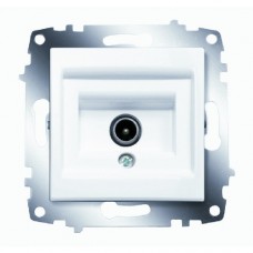 Розетка Cosmo без потерь TV с экранированием белый ABB 619-010200-274