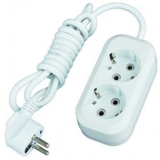 Удлинитель 2х2м Е-302 АБС-пл. с заземлением ПВС 3х1 UNIVersal 9631972