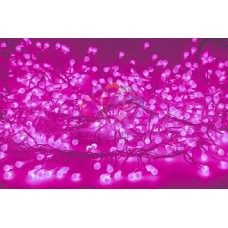 Электрогирлянда "Мишура LED" 3м 288LED роз. прозр. провод 18Вт 220В IP20 NEON-NIGHT 303-607