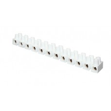 Колодка клеммная 10мм 10А полистирол белый (уп.10шт) EKF plc-KK-10-10-ps-w