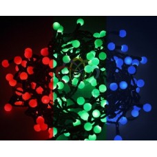Электрогирлянда "LED-Шарики" 5м d=18мм 30LED RGB темно-зел. провод 3.6Вт 220В IP20 NEON-NIGHT 303-549