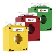 Трансформатор ТТЭ-30-150/5А класс точности 0.5 (цветной) EKF tc-30-150-c