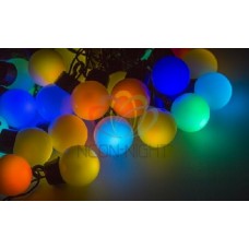 Электрогирлянда "LED-Шарики" 5м d=30мм 25LED RGB темно-зел. провод 6Вт 220В IP20 NEON-NIGHT 303-569