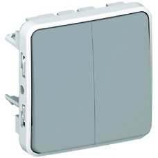 Механизм переключателя 2-кл. СП на 2 напр. PLEXO IP55 сер. Leg 069525
