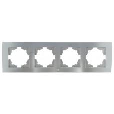 Рамка Cosmo 4 поста алюм. ABB 612-011000-228