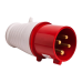 Вилка кабельная 16А 3P+E 380В IP44 (014) ЭКФ ps-014-16-380
