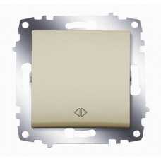 Переключатель 1-кл. Cosmo перекрестный схема 7 титаниум ABB 619-011400-214