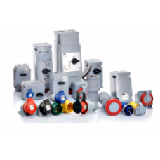 Вилка кабельная 16А 2P+E IP44 ABB 2CMA193501R1000