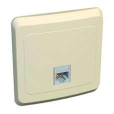 Розетка комп. 1-м. СП RJ-45 Этюд крем. SchE KOMC-001K