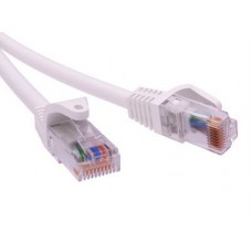 Патч-корд неэкранированный кат.5е U/UTP 4х2 LSZH 0.5м бел. ДКС RN5EUU4505WH