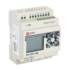 Реле программируемое 12 входов/выходов транзист. с дисплеем 24В PRO-Relay PROxima EKF ILR-12DT-24D