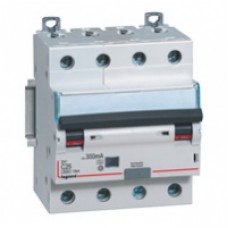 Дифавтомат 4п 4мод. C 25A 30mA тип AC 6/10kA DX3 Leg 411188