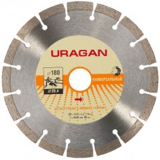 Круг отрезной алмазный для электроплиткореза, URAGAN, 909-12112-180