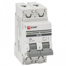Выключатель нагрузки 2п 40А ВН-63 PROxima EKF SL63-2-40-pro