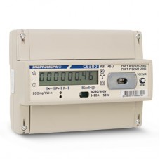 Счетчик СЕ 300 R31 146-J 1т. 3ф 5-100А 230/400В 1 класс точности оптич. интерфейс ЖКИ DIN-рейка Энергомера